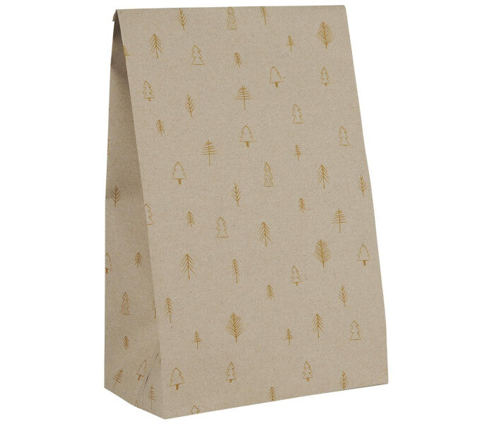 Ib Laursen lahjapussi Golden Forest 18 × 28,5 × 10 cm