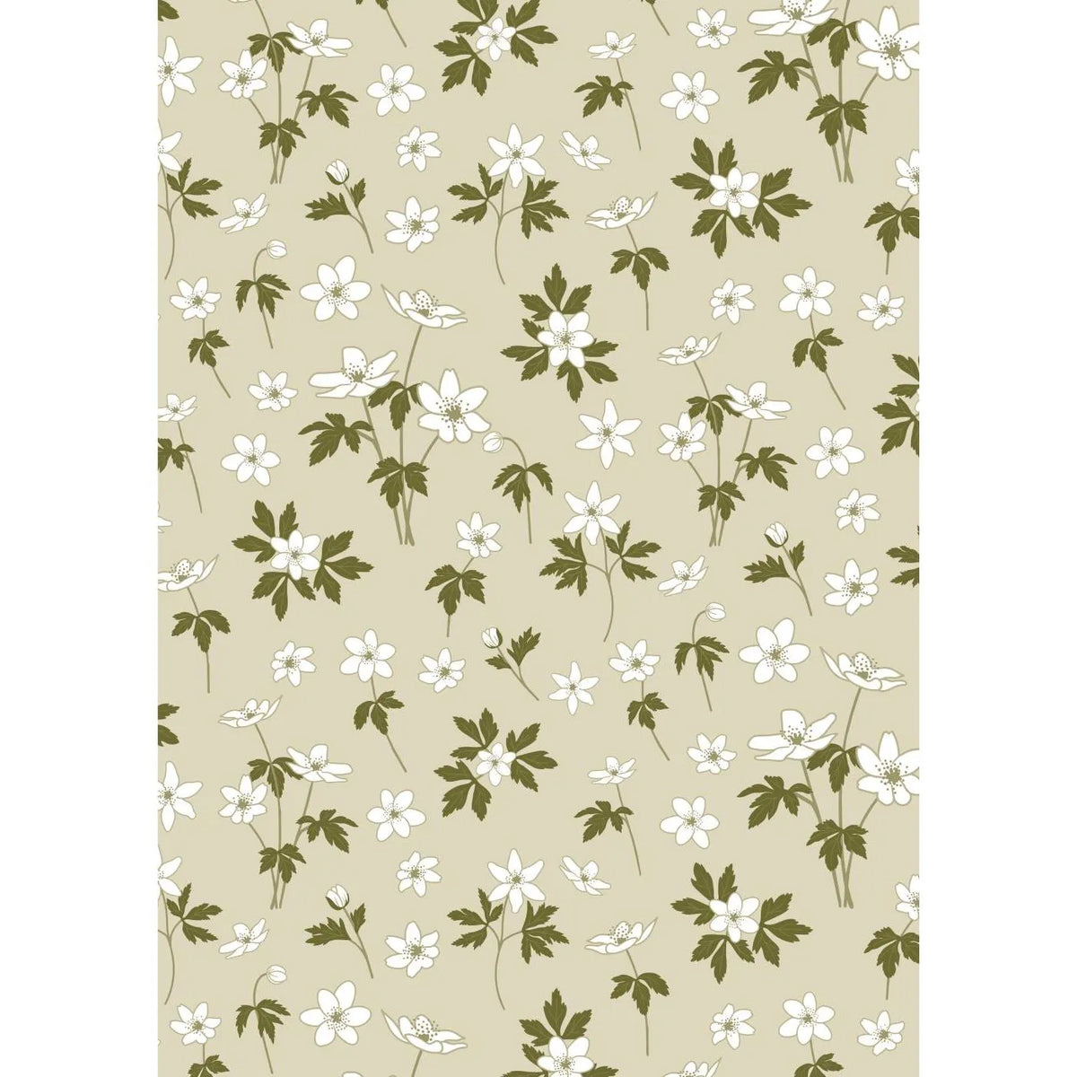 Ib Laursen lahjapaperi kuviollinen 5m - Anemones