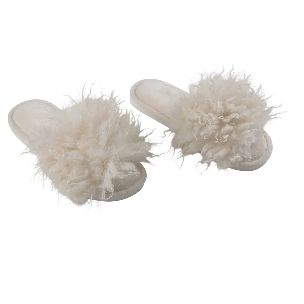 Fondaco Curly tossut luonnonvalkoinen 38/39