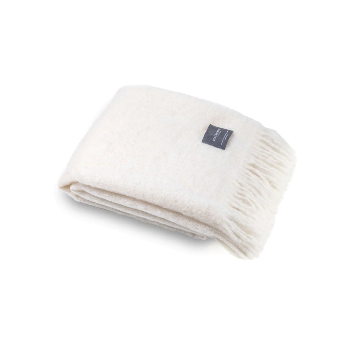 Stackelbergs mohairpeitto 130 x 170 cm - Bright White