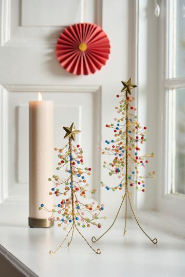 Ib Laursen Fairytale helmijoulukuusi värillinen 35 cm
