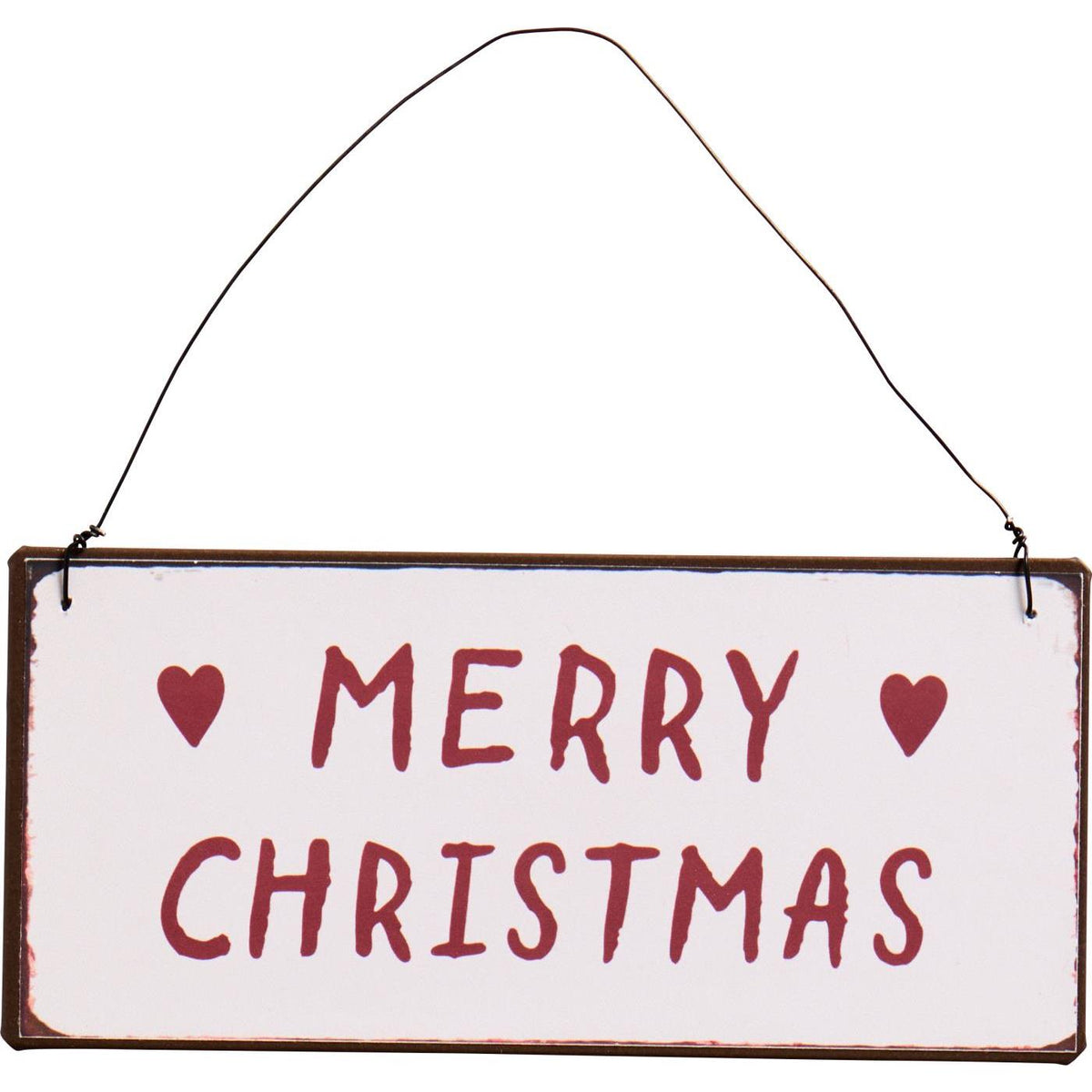 Ib Laursen metallikyltti 7 x 15 cm - Merry Christmas