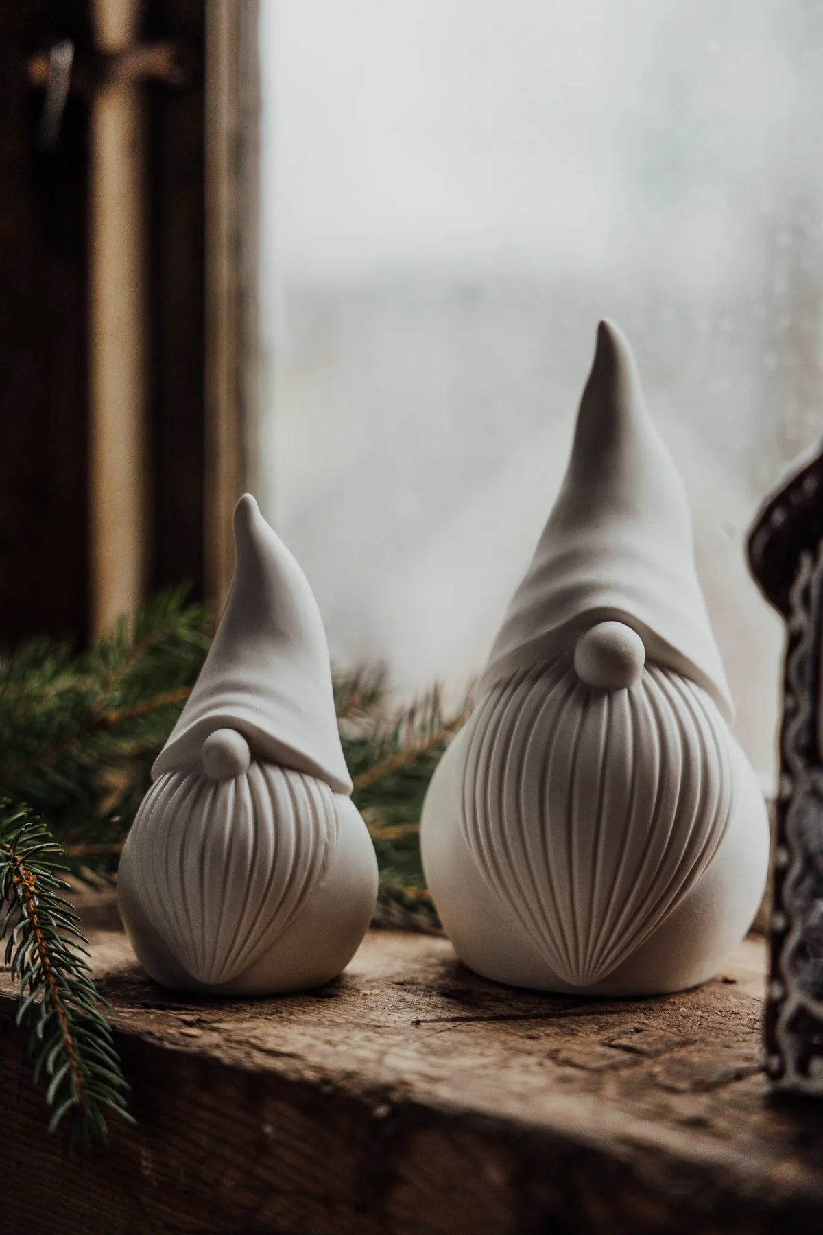 Storefactory Stig tonttukoriste valkoinen 16 cm
