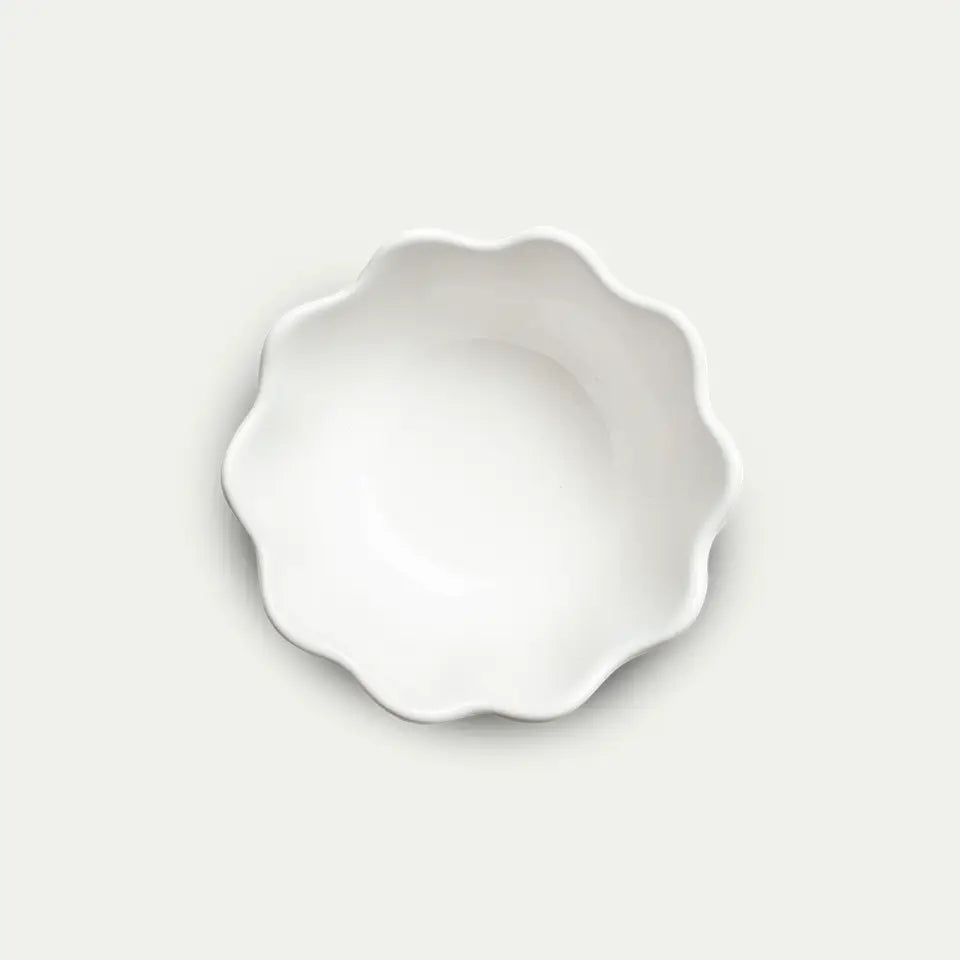 Mateus Oyster valkoinen kulho 13 cm / 3dl