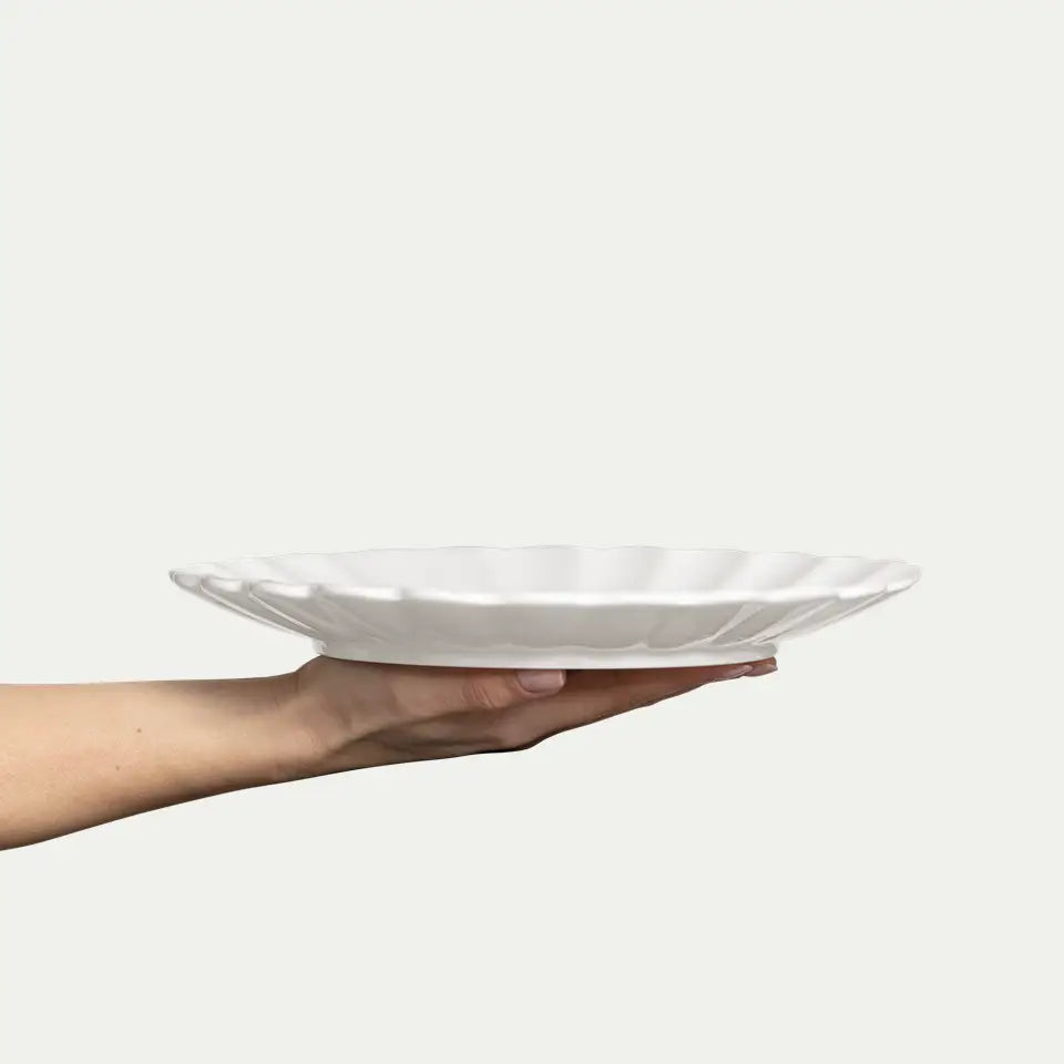 Mateus Oyster valkoinen lautanen 28 cm