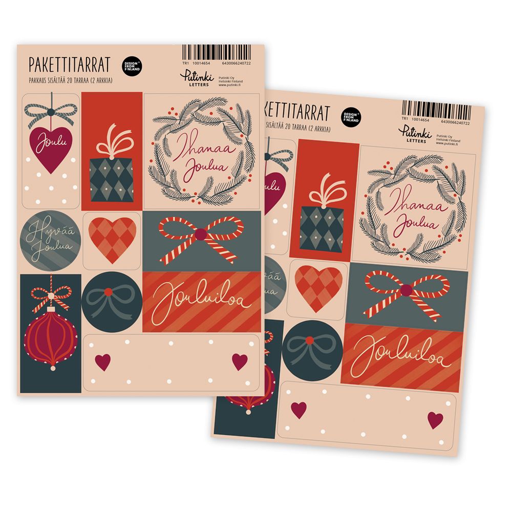 Putinki Letters pakettitarrat - Rusetit