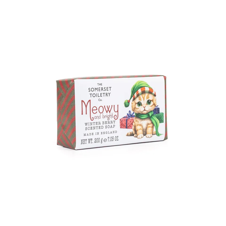 Somerset Toiletry Meowy and Bright palasaippua 200 g – Winter Berry