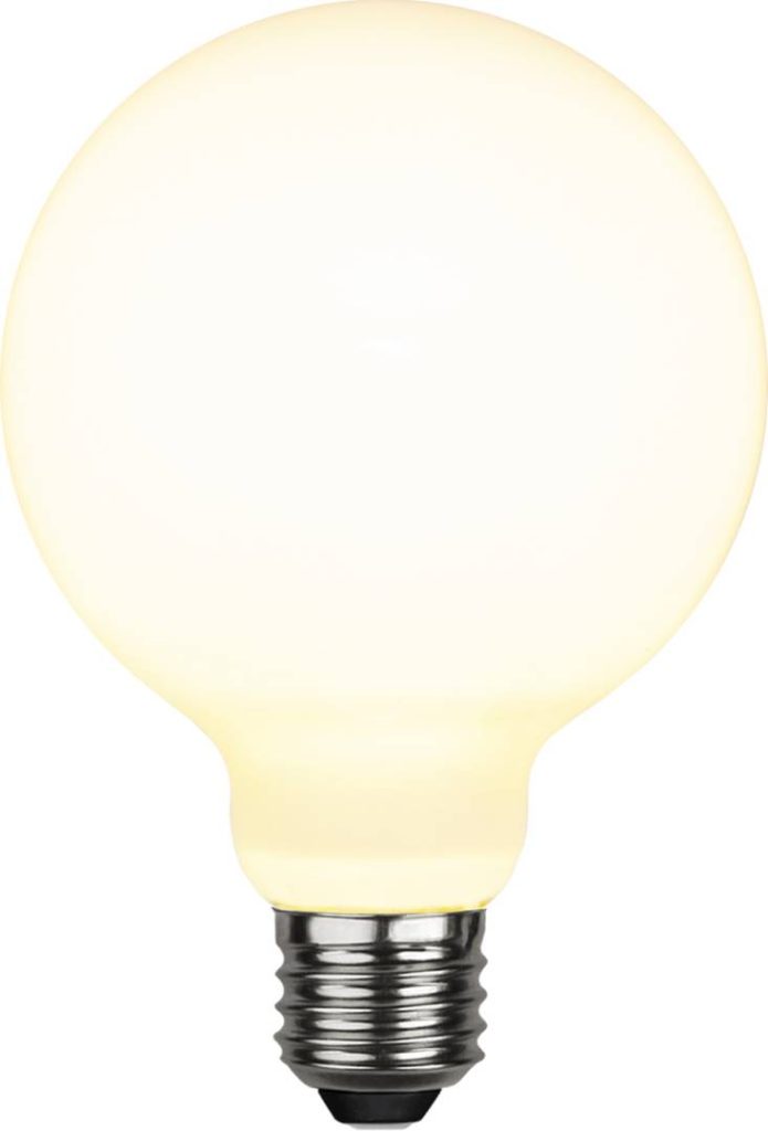 Star Trading LED-pallolamppu opaali
